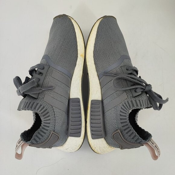 Adidas Women's NMD R1 Gray Mesh Low Top Trainer Sneakers Size 7 - Picture 5 of 8